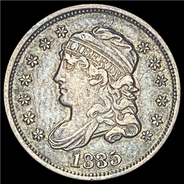 1835 Capped Bust Half Dime NEARLY UNCIRCULATED