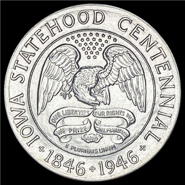 1946 Silver Iowa Centennial Half Dollar UNCIRCULATED