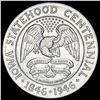 Image 1 : 1946 Silver Iowa Centennial Half Dollar UNCIRCULATED