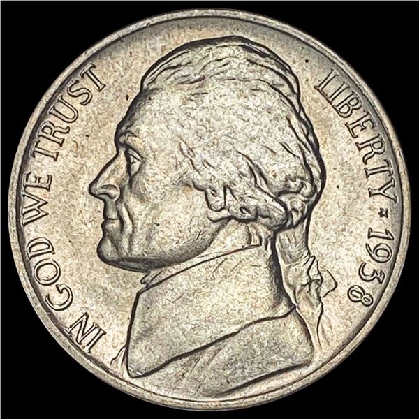 1938-D Jefferson Nickel CHOICE BU