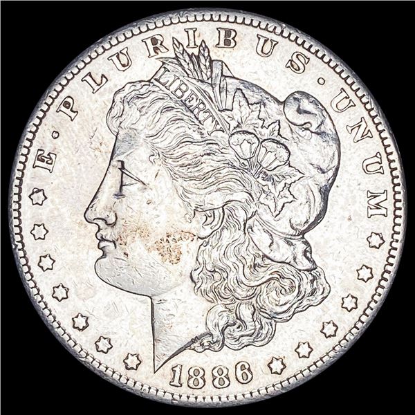 1886-S Silver Morgan Dollar CLOSELY UNCIRCULATED