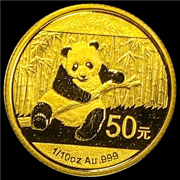 2014 1/10 oz Gold 50 Yuan Panda GEM PROOF
