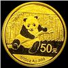 Image 1 : 2014 1/10 oz Gold 50 Yuan Panda GEM PROOF