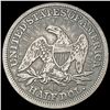 Image 2 : 1853 Arrows Seated Liberty Half Dollar LIGHTLY CIRCULATED