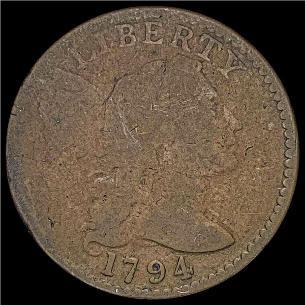 1794 Liberty Cap Large Cent NICELY CIRCULATED