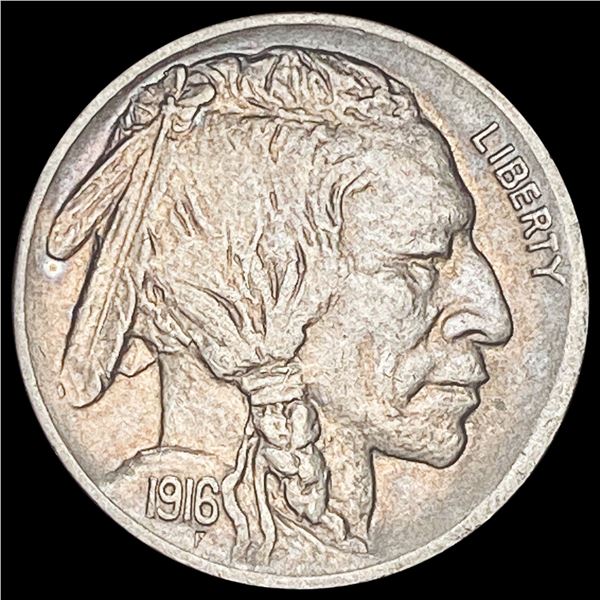 1916-D Buffalo Nickel CHOICE AU