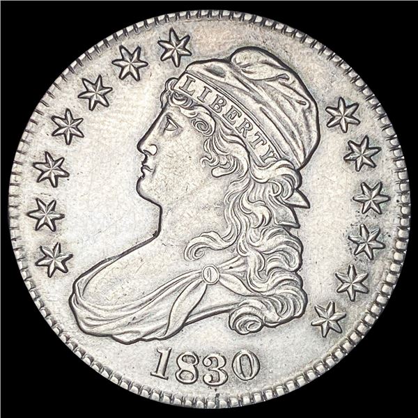 1830 Capped Bust Half Dollar CLOSELY UNCIRCULATED