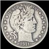 Image 1 : 1911-S Silver Barber Half Dollar LIGHTLY CIRCULATED