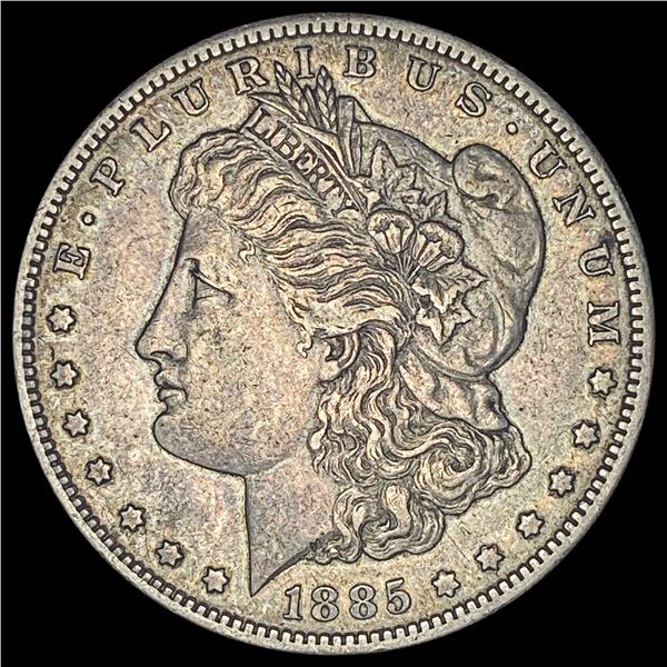 1885-S Silver Morgan Dollar NEARLY UNCIRCULATED