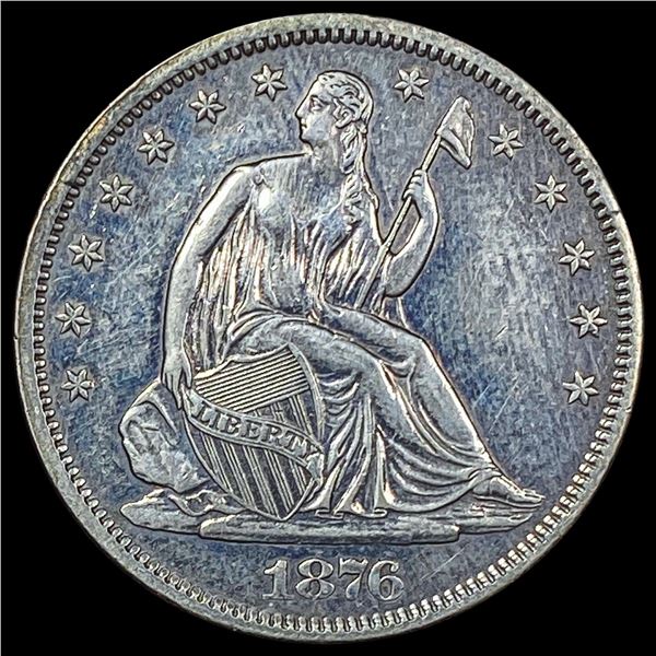 1876-S Silver Half Dollar CLOSELY UNCIRCULATED