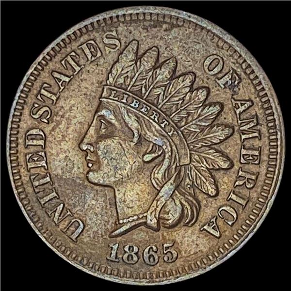 1865 Indian Head Cent CLOSELY UNCIRCULATED