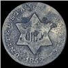 Image 1 : 1859 Silver Three-Cent Piece NICELY CIRCULATED