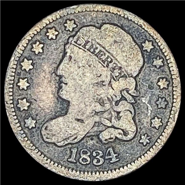 1834 Capped Bust Half Dime NICELY CIRCULATED