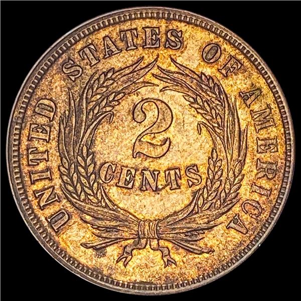1865 Copper 2 Cents CLOSELY UNCIRCULATED