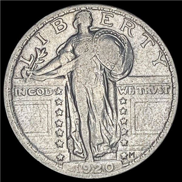 1920 Standing Liberty Quarter LIGHTLY CIRCULATED