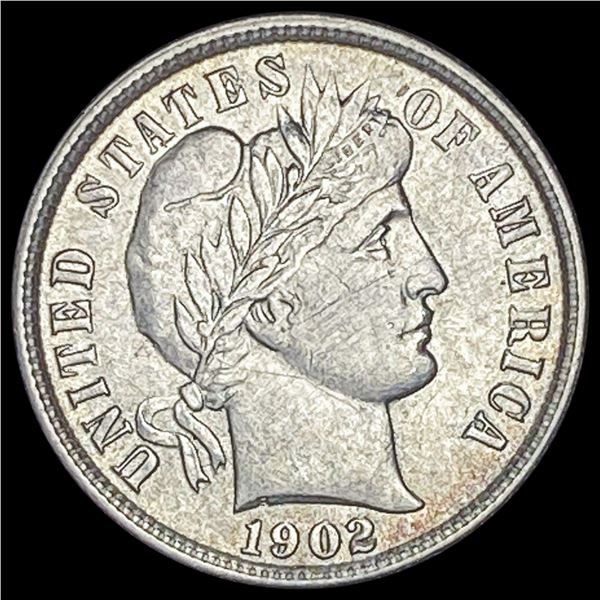 1902 Barber Dime CLOSELY UNCIRCULATED