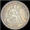 Image 1 : 1861 Seated Liberty Quarter LIGHTLY CIRCULATED