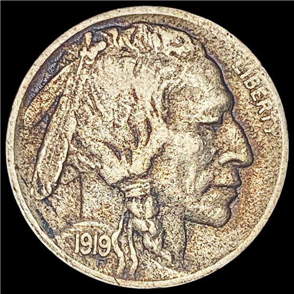 1919-D Buffalo Nickel HIGH GRADE