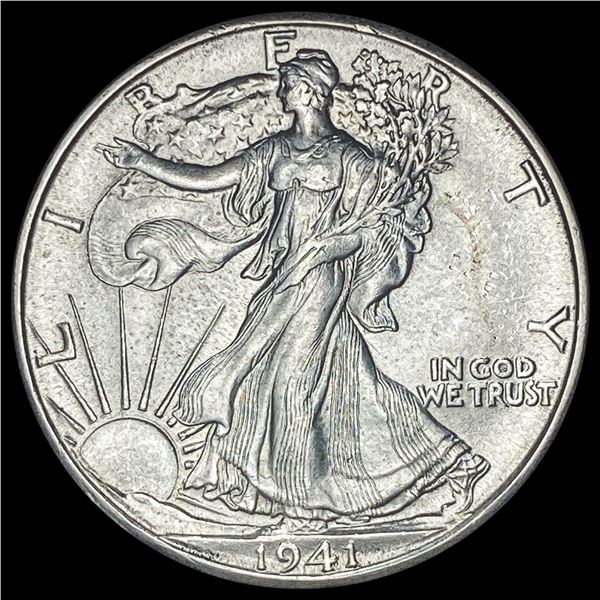1941-D Silver Half Dollar CHOICE BU