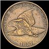 1857 Copper-Nickel Flying Eagle Cent NEARLY UNCIRCULATED