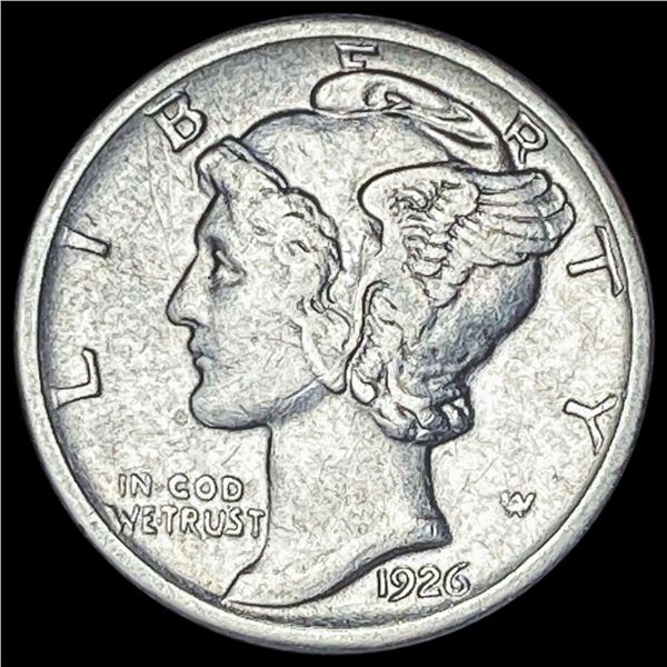 1926-D Silver Mercury Dime NEARLY UNCIRCULATED