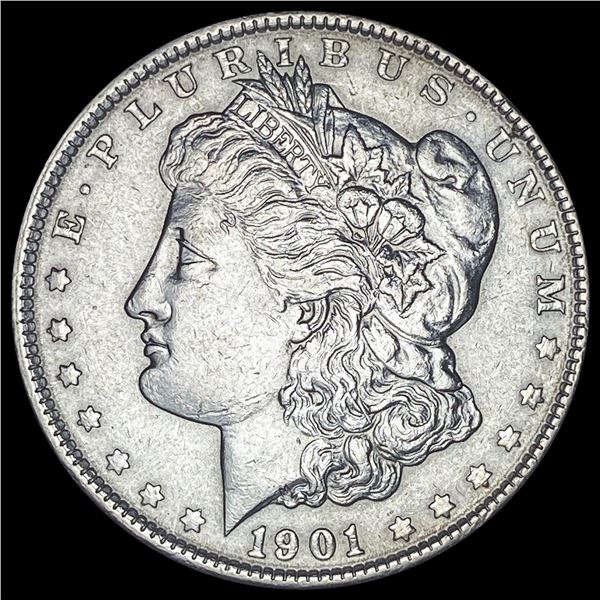1901 Morgan Silver Dollar CLOSELY UNCIRCULATED