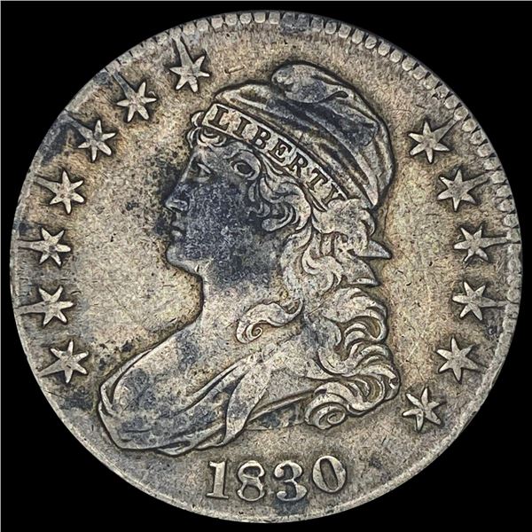 1830 Capped Bust Half Dollar CLOSELY UNCIRCULATED