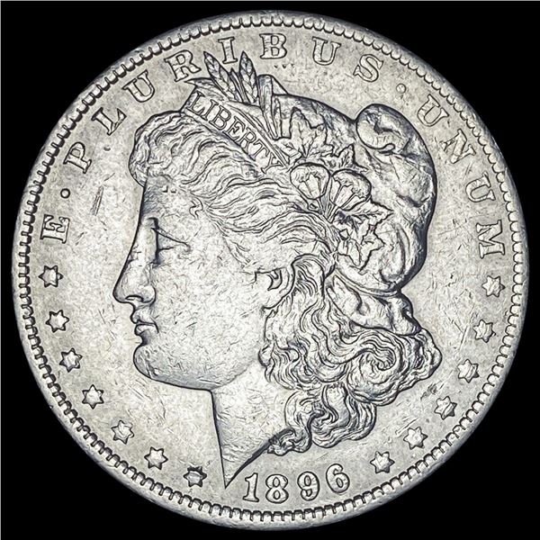 1896 Silver Morgan Dollar CLOSELY UNCIRCULATED