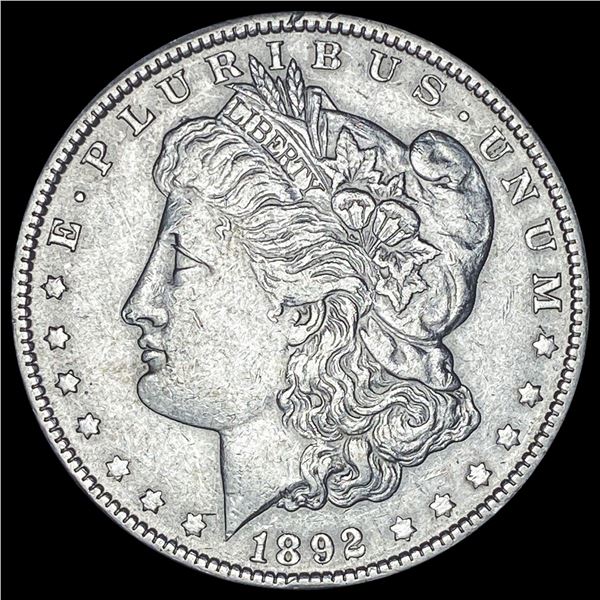 1892 Silver Morgan Dollar CLOSELY UNCIRCULATED