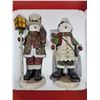 Image 2 : 2-Piece Rustic Snowmen Figures