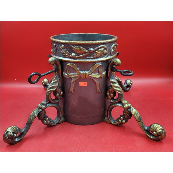 Traditions Cast Iron Bow Christmas Tree Stand