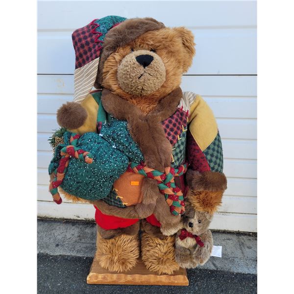 Stand-Up Holiday Teddy Bear Decor