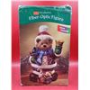 Image 1 : Decorative Fiber-Optic Color Changing Bear Figure