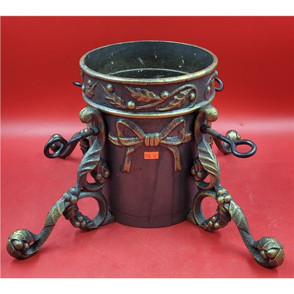 Traditions Cast Iron Bow Christmas Tree Stand
