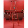 Image 1 : Lot of Red Decorative Ladders