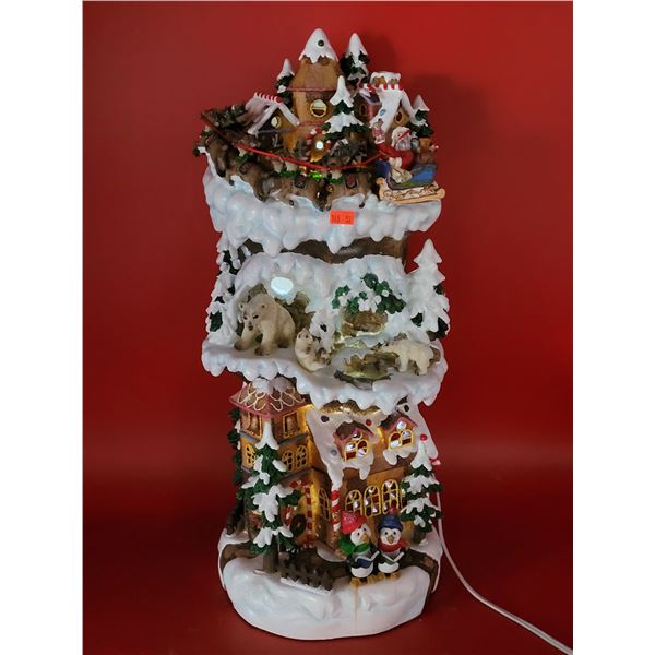 Ceramic Light-Up Gingerbread Treehouse