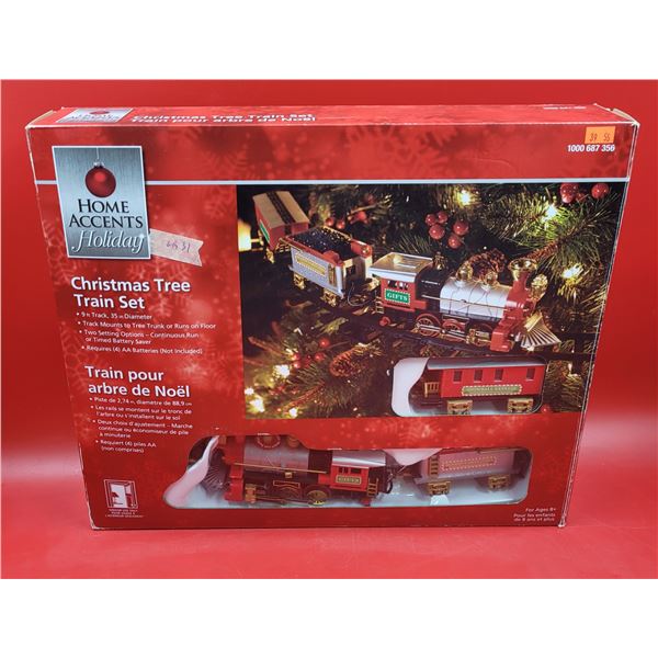 Home Accents Holiday Christmas Tree Train Set