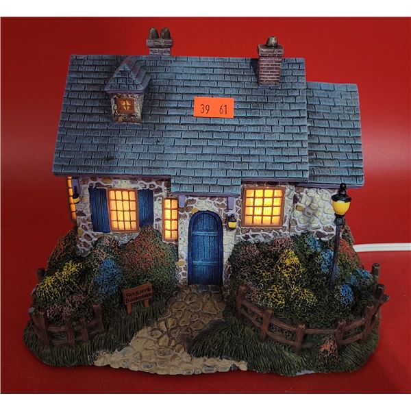 Thomas Kinkade's Hawthorne Village "Foxglove Bookstore" Light-Up Figure A1237