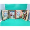 Image 1 : 2 Musical Wooden Christmas Book Decorations