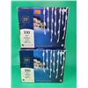 Image 1 : 2 Boxes of Holiday Joy 100 Clear Outdoor Icicle Lights