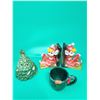 Image 1 : VTG Elf Bookends, Ceramic Christmas & Mug