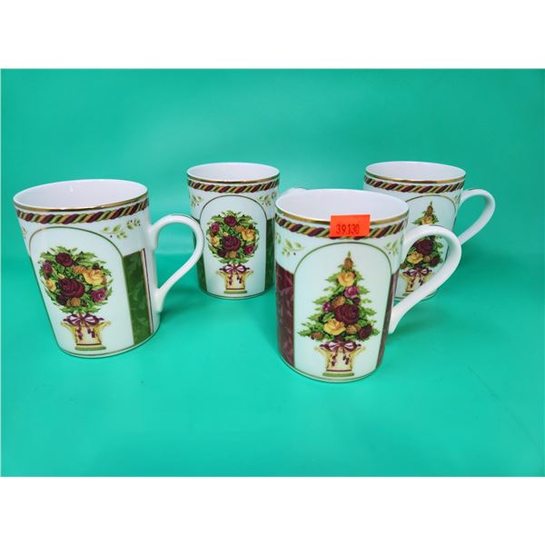 Old Country Roses Seasons Of Colour Christmas Mugs