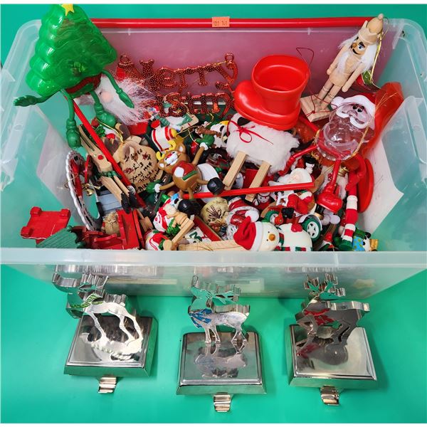 Large Lot Of Assorted Christmas Décor