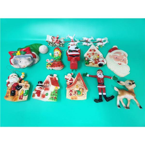 Lot Of Assorted Christmas Ornaments