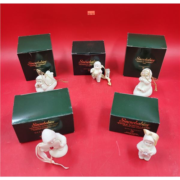 Lot of Assorted VTG Department 56 Snowbabies Figurines