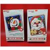 Image 1 : WonderArt Quick & Easy Latch Hook Crochet Art Projects w/ Happy Snowman & Santa