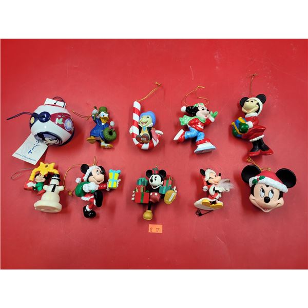 10 Disney Mickey Mouse Ornaments