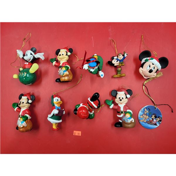 10 Disney Mickey Mouse Ornaments