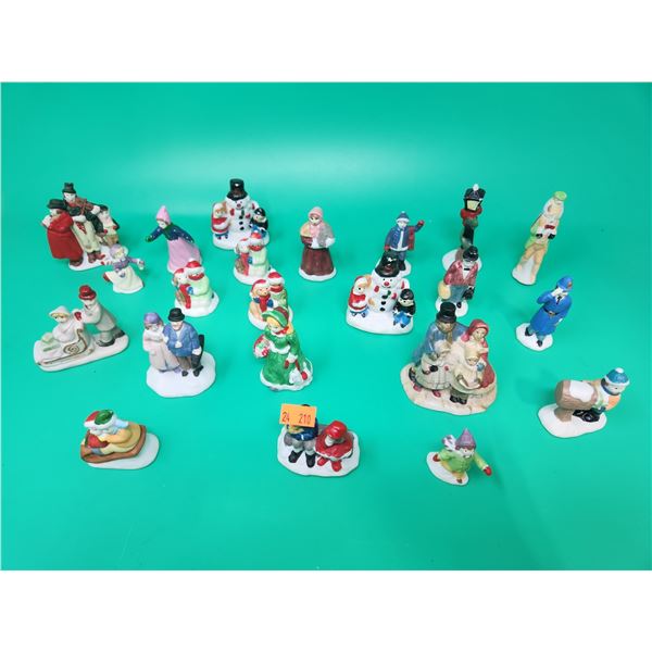 Lot of Assorted Winter Village Figurines