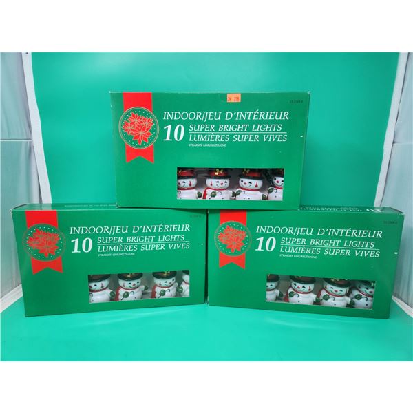Lot of Indoor Snowman String Lights